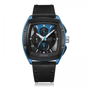 Alexandre Christie AC 6610 Black Blue Leather MCLIPBABU